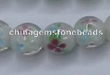 CLG751 15.5 inches 10mm round lampwork glass beads wholesale