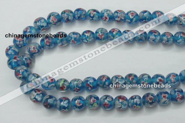 CLG752 15.5 inches 10mm round lampwork glass beads wholesale