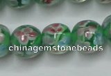 CLG753 15.5 inches 10mm round lampwork glass beads wholesale