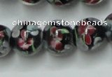 CLG754 15.5 inches 10mm round lampwork glass beads wholesale