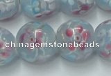 CLG759 15 inches 12mm round lampwork glass beads wholesale