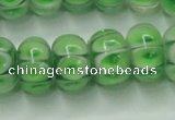 CLG774 14 inches 8*12mm rondelle lampwork glass beads wholesale