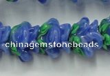 CLG792 15.5 inches 11*13mm rose lampwork glass beads wholesale