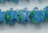 CLG794 15.5 inches 11*13mm rose lampwork glass beads wholesale