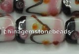 CLG807 15 inches 14*24mm rectangle lampwork glass beads wholesale