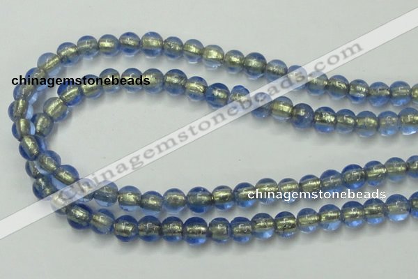 CLG832 15.5 inches 8mm round lampwork glass beads wholesale