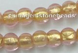 CLG834 15.5 inches 8mm round lampwork glass beads wholesale