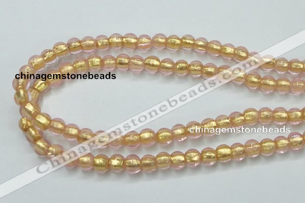 CLG834 15.5 inches 8mm round lampwork glass beads wholesale