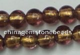 CLG835 15.5 inches 8mm round lampwork glass beads wholesale