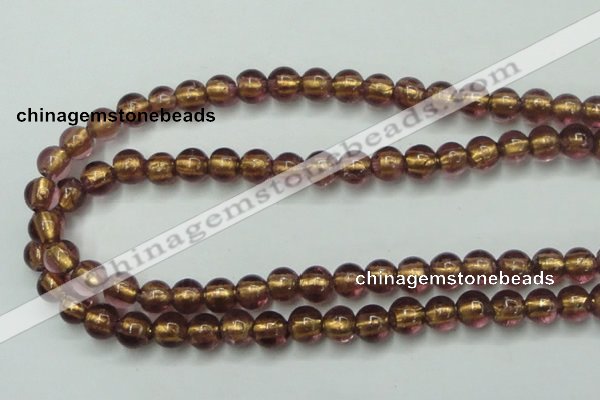 CLG835 15.5 inches 8mm round lampwork glass beads wholesale