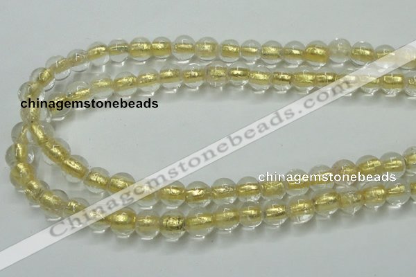 CLG836 15.5 inches 8mm round lampwork glass beads wholesale