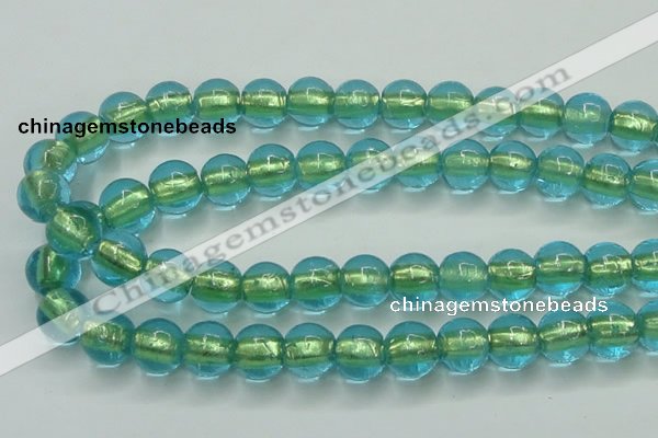 CLG840 15.5 inches 12mm round lampwork glass beads wholesale