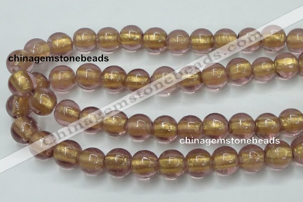 CLG841 15.5 inches 12mm round lampwork glass beads wholesale