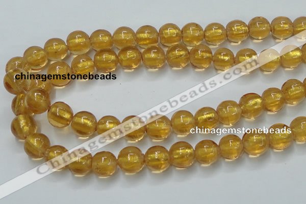 CLG842 15.5 inches 12mm round lampwork glass beads wholesale