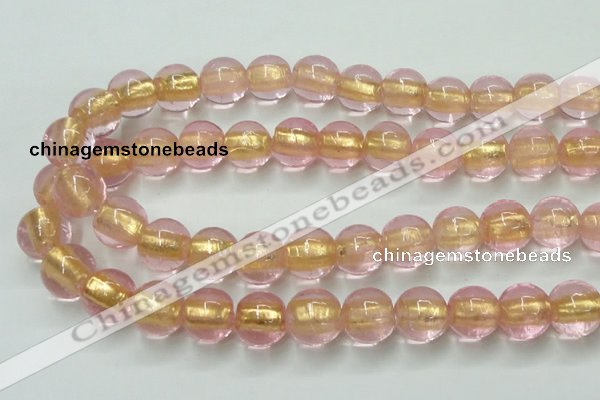 CLG845 15.5 inches 14mm round lampwork glass beads wholesale