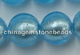 CLG847 15.5 inches 18mm round lampwork glass beads wholesale