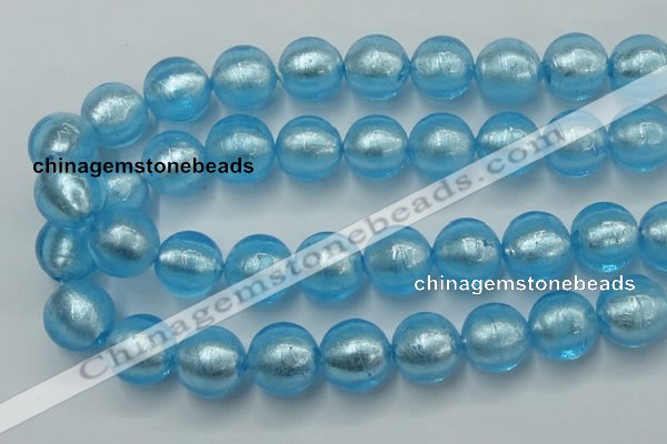 CLG847 15.5 inches 18mm round lampwork glass beads wholesale