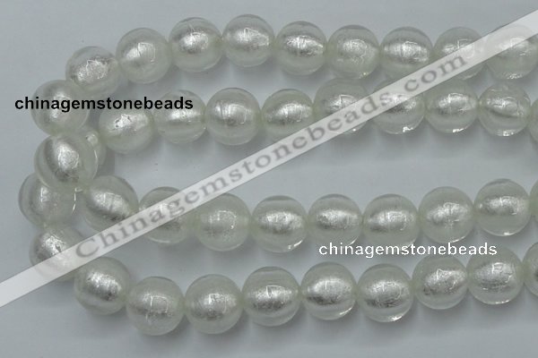 CLG848 15.5 inches 18mm round lampwork glass beads wholesale