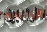 CLG853 15.5 inches 18mm round lampwork glass beads wholesale