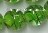 CLG855 15.5 inches 18mm round lampwork glass beads wholesale