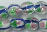 CLG875 15.5 inches 12mm round lampwork glass beads wholesale