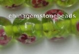 CLG877 14 inches 14mm round lampwork glass beads wholesale