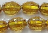 CLG882 2PCS 16 inches 12*18mm oval lampwork glass beads wholesale
