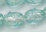 CLG883 2PCS 16 inches 12*18mm oval lampwork glass beads wholesale