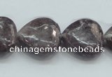 CLI03 15.5 inches 20*20mm heart natural lilac jasper beads wholesale