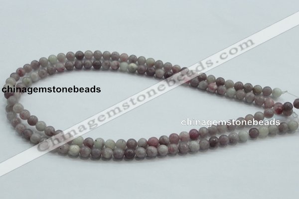 CLI51 15.5 inches 6mm round natural lilac jasper beads wholesale