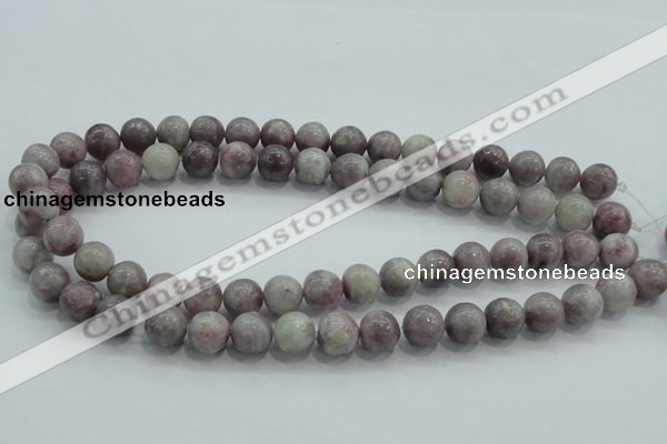 CLI54 15.5 inches 12mm round natural lilac jasper beads wholesale