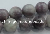 CLI55 15.5 inches 14mm round natural lilac jasper beads wholesale