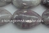 CLI61 15.5 inches 22*30mm teardrop natural lilac jasper beads wholesale