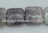 CLI62 15.5 inches 20*20mm square natural lilac jasper beads wholesale