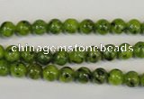 CLJ210 15.5 inches 6mm round dyed sesame jasper beads wholesale