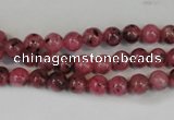 CLJ212 15.5 inches 6mm round dyed sesame jasper beads wholesale