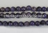 CLJ213 15.5 inches 6mm round dyed sesame jasper beads wholesale