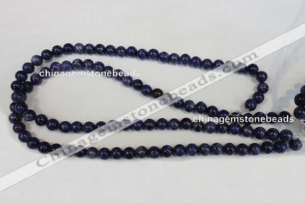 CLJ222 15.5 inches 8mm round dyed sesame jasper beads wholesale