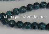 CLJ223 15.5 inches 8mm round dyed sesame jasper beads wholesale