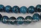 CLJ235 15.5 inches 10mm round dyed sesame jasper beads wholesale