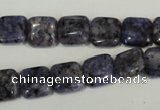 CLJ263 15.5 inches 10*10mm square dyed sesame jasper beads wholesale