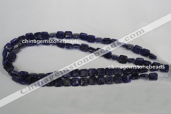 CLJ264 15.5 inches 10*10mm square dyed sesame jasper beads wholesale