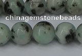 CLJ404 15.5 inches 12mm round sesame jasper beads wholesale