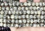 CLJ502 15.5 inches 4mm,6mm,8mm,10mm & 12mm round sesame jasper beads