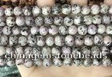 CLJ503 15.5 inches 4mm,6mm,8mm,10mm & 12mm round sesame jasper beads