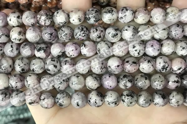 CLJ503 15.5 inches 4mm,6mm,8mm,10mm & 12mm round sesame jasper beads