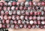 CLJ506 15.5 inches 4mm,6mm,8mm,10mm & 12mm round sesame jasper beads