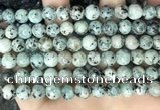 CLJ517 15.5 inches 4mm,6mm,8mm,10mm & 12mm round sesame jasper beads