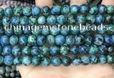 CLJ520 15.5 inches 4mm,6mm,8mm,10mm & 12mm round sesame jasper beads