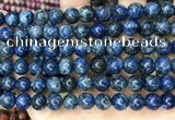 CLJ521 15.5 inches 4mm,6mm,8mm,10mm & 12mm round sesame jasper beads